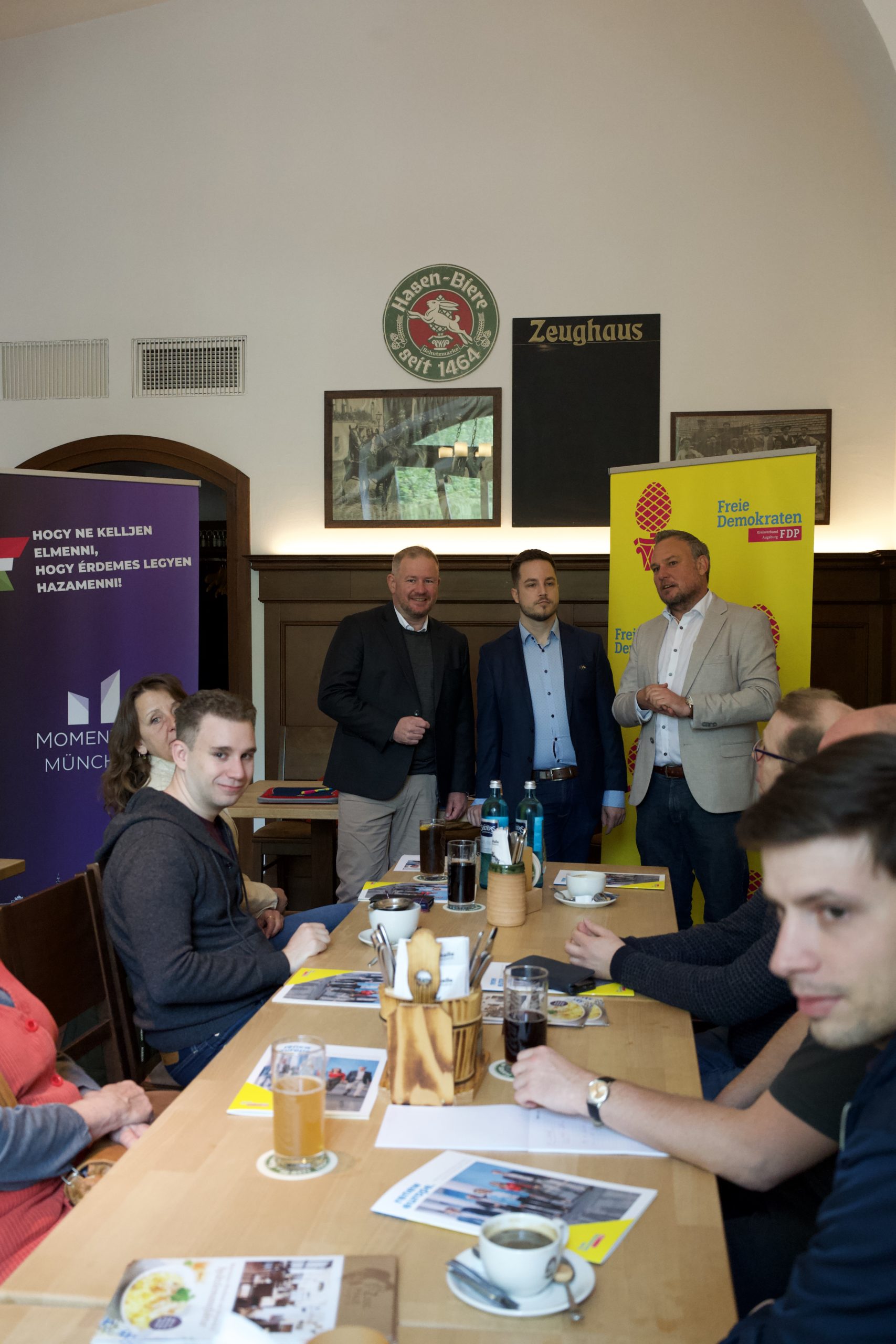 FDP Augsburg Europapolitischer Austausch Mit MdEP Andreas Glck